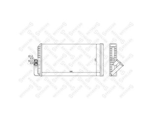 Радиатор отопителя для Mercedes Benz TRUCK ACTROS I 1996-2002 новый