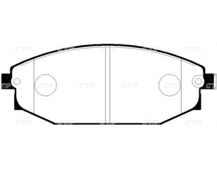 Колодки тормозные передние к-кт для Hyundai Galloper II (JKC4) 1998-2003 новый