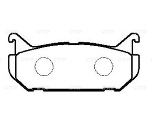 Колодки тормозные задние дисковые к-кт для Mazda Xedos-6 1992-1999 новый