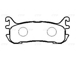Колодки тормозные задние дисковые к-кт для Mazda MX-5 I (NA) 1989-1998 новый