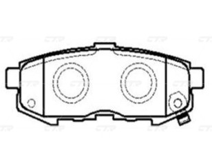 Колодки тормозные задние дисковые к-кт для Mazda MPV II (LW) 1999-2006 новый