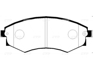 Колодки тормозные передние к-кт для Hyundai Sonata III 1993-1996 новый