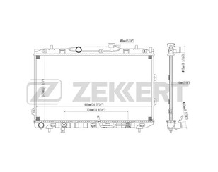 Радиатор основной для Kia Cerato 2004-2008 новый