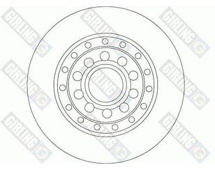 Диск тормозной задний для VW Phaeton 2002-2016 новый