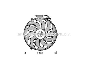 Вентилятор радиатора для BMW 5-serie E34 1988-1995 новый