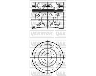 Поршень для Land Rover Discovery IV 2009-2016 новый