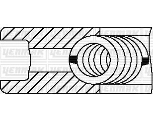 Кольца поршневые к-кт на 1 цилиндр для Mercedes Benz Sprinter (901-905)/Sprinter Classic (909) 1995-2006 новый