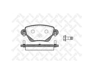 Колодки тормозные задние дисковые к-кт для Jaguar X-TYPE 2001-2009 новый