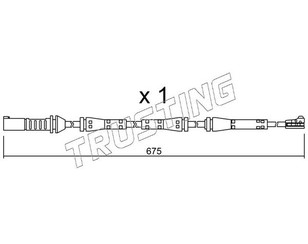 Датчик износа колодок для BMW 1-serie F20/F21 2011-2019 новый