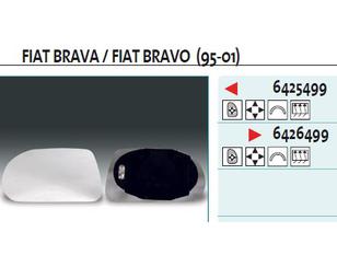 Стекло зеркала электрического правого для Fiat Brava 1995-2001 новый