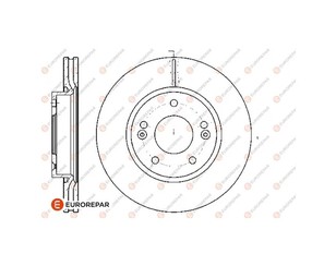 Диск тормозной передний к-кт для Kia Ceed 2007-2012 новый