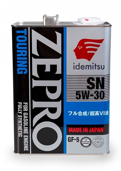 Масло IDEMITSU ZEPRO TOURING 5W30 4Л купить в ЕвроАвто