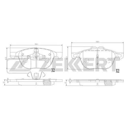 BS-1364 Zekkert от 1381 руб. в Москве