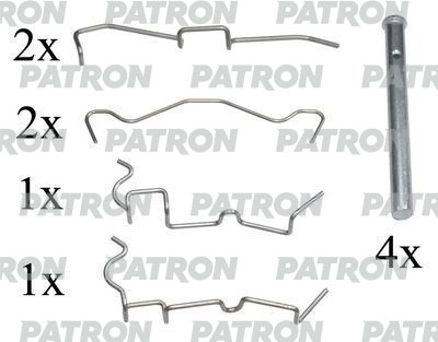 Установочный к-кт передних колодок