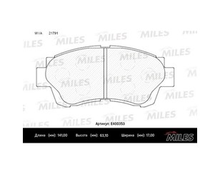 Колодки тормозные передние к-кт для Lexus LS 400 (UCF20) 1994-2000 новый