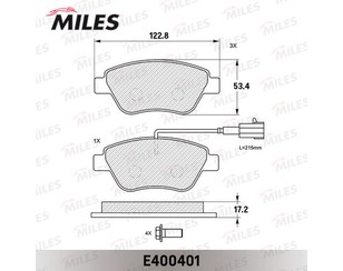 Колодки тормозные передние к-кт для Fiat Albea 2002-2012 новый