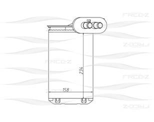 Радиатор отопителя для Chery Amulet (A15) 2006-2012 новый