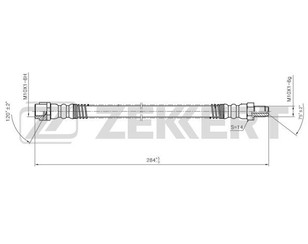 Шланг тормозной задний для Mercedes Benz W219 CLS 2004-2010 новый