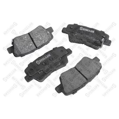 Колодки тормозные задние дисковые к-кт