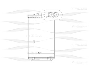 Радиатор отопителя для Audi A3 (8L1) 1996-2003 новый