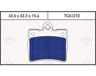 Колодки тормозные задние дисковые к-кт для Mercedes Benz W124 E-Klasse 1993-1995 новый