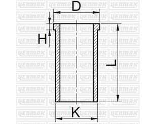 Гильза для Mercedes Benz W123 1976-1985 новый