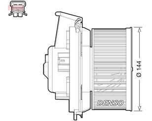 Моторчик отопителя для Citroen Xsara Picasso 1999-2010 новый