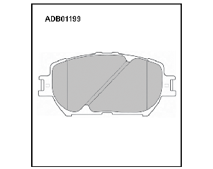 Колодки тормозные передние к-кт для Lexus GS 300/400/430 2005-2011 новый