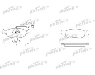 Колодки тормозные передние к-кт для Fiat Punto II (188) 1999-2010 новый