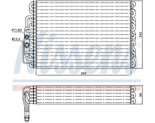 Испаритель кондиционера для Mercedes Benz W202 1993-2000 новый