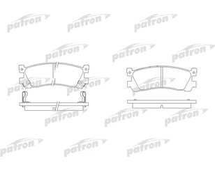 Колодки тормозные задние дисковые к-кт для Mazda Xedos-9 1993-2002 новый