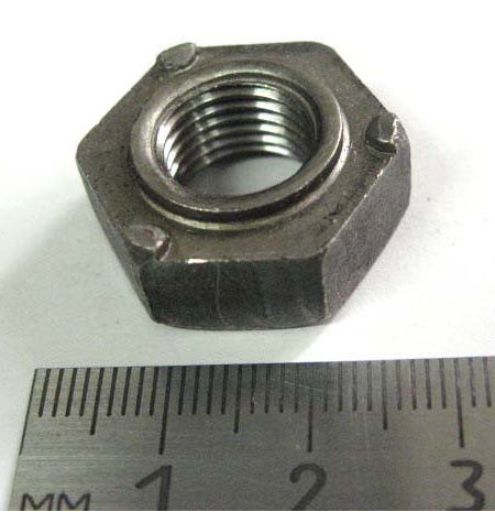 Гайка М12*1,25 приварная (упак. 20 шт.)