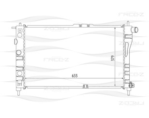 Радиатор основной для Daewoo Nexia 1995-2016 новый