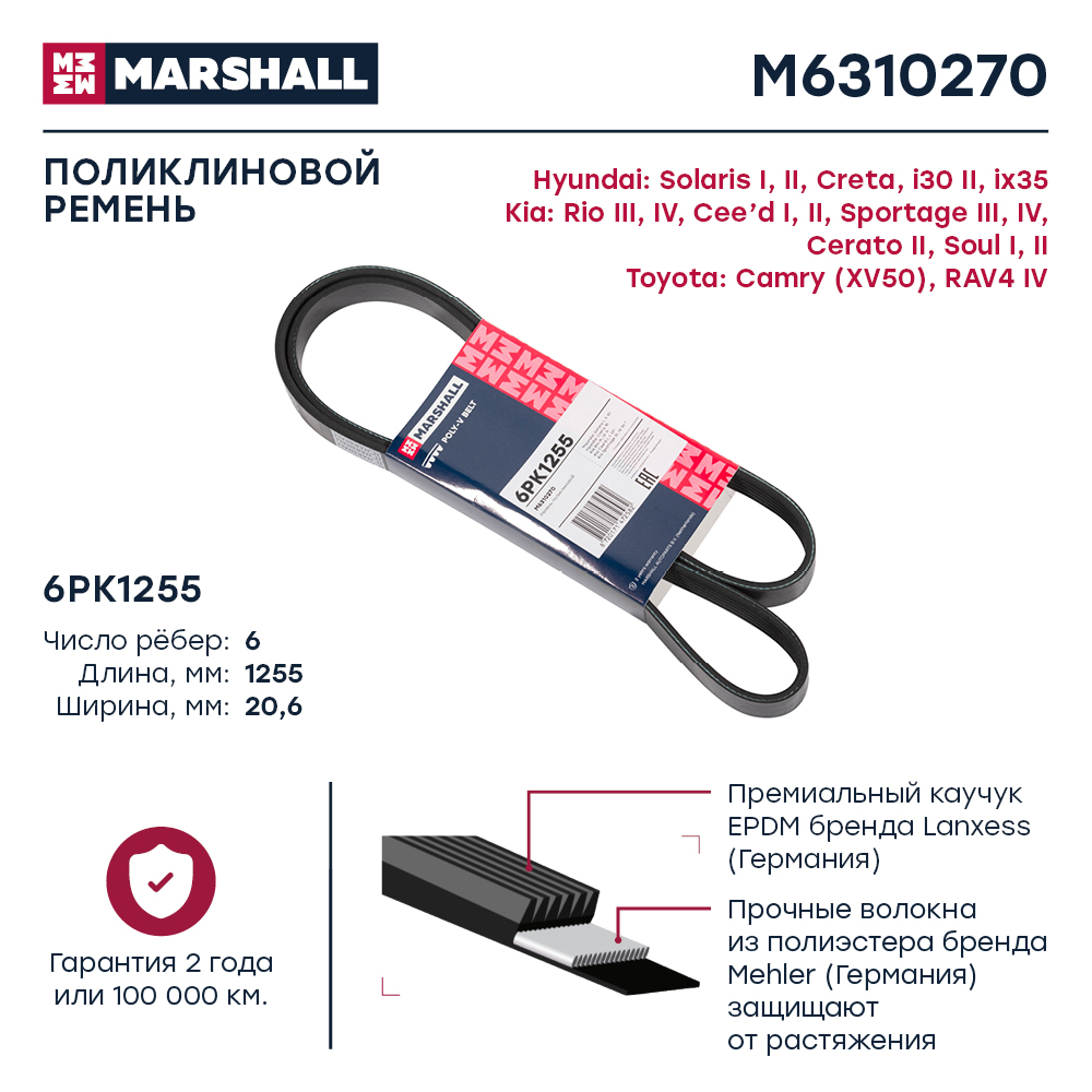 Ремень ручейковый