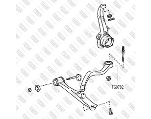 Сайлентблок переднего рычага задний для Lexus GS 300/400/430 1998-2004 новый