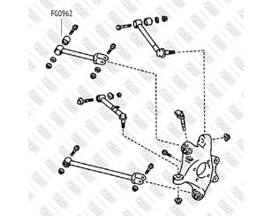 Сайлентблок задней реактивной тяги для Lexus GS 300/400/430 2005-2011 новый