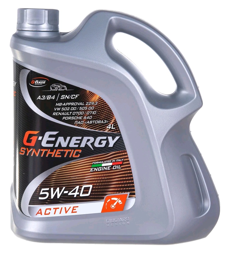 Масло G-ENERGY SYNTHETIC ACTIVE 5W40 4Л купить в ЕвроАвто