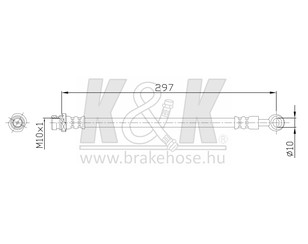 Шланг тормозной задний правый для Hyundai Elantra 2006-2011 новый