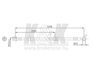 Шланг тормозной передний для Mazda CX 7 2007-2012 новый