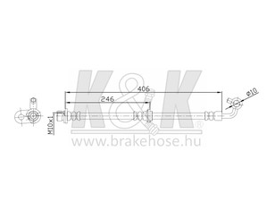 Шланг тормозной передний левый для Honda CR-V 2007-2012 новый