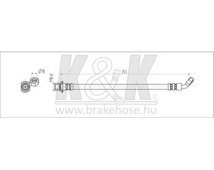 Шланг тормозной задний правый для Toyota Land Cruiser (100) 1998-2007 новый