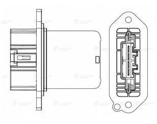 Резистор отопителя для Mazda Mazda 3 (BL) 2009-2013 новый