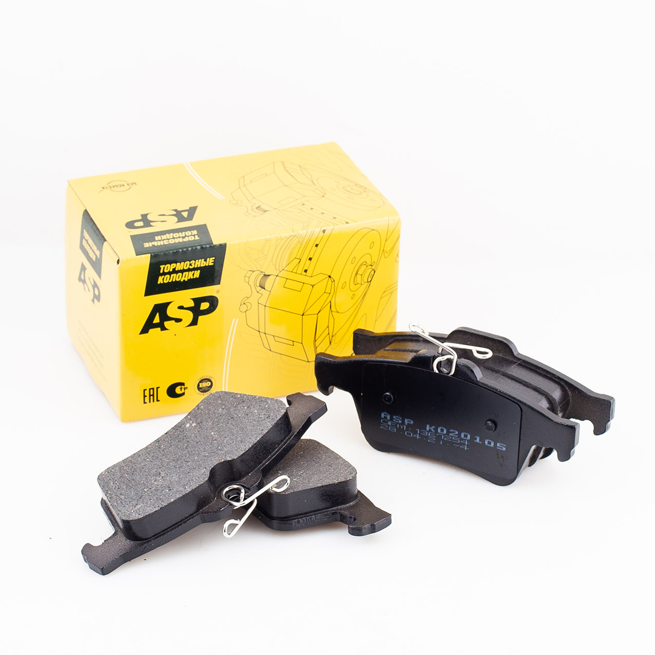 Колодки тормозные задние дисковые к-кт