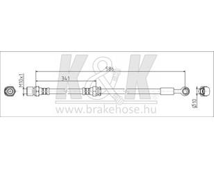 Шланг тормозной передний для Chevrolet Epica 2006-2012 новый