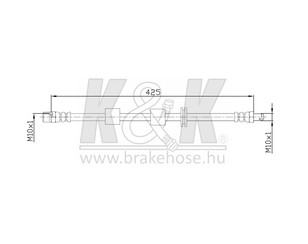 Шланг тормозной передний для BMW 5-serie E34 1988-1995 новый