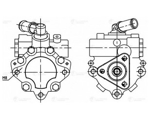 Насос гидроусилителя для GAZ Gazel Next 2013> новый