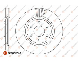 Диск тормозной передний вентилируемый для Nissan XTerra (N50) 2005-2015 новый
