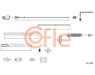 Трос газа для Citroen C25 1990-1994 новый