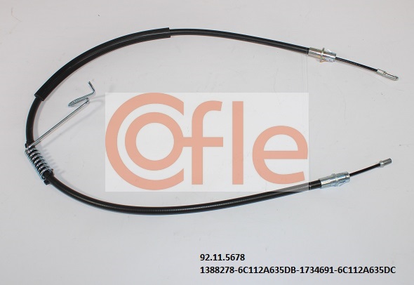 Трос стояночного тормоза правый