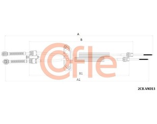 Трос КПП для VW Transporter T5 2003-2015 новый